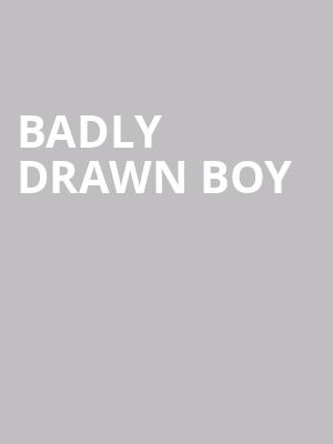 BADLY DRAWN BOY at Barbican Theatre